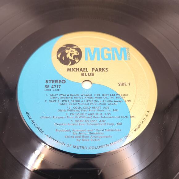 Michael Parks Blue Vinyl Record 1970 - Picture 4 of 6